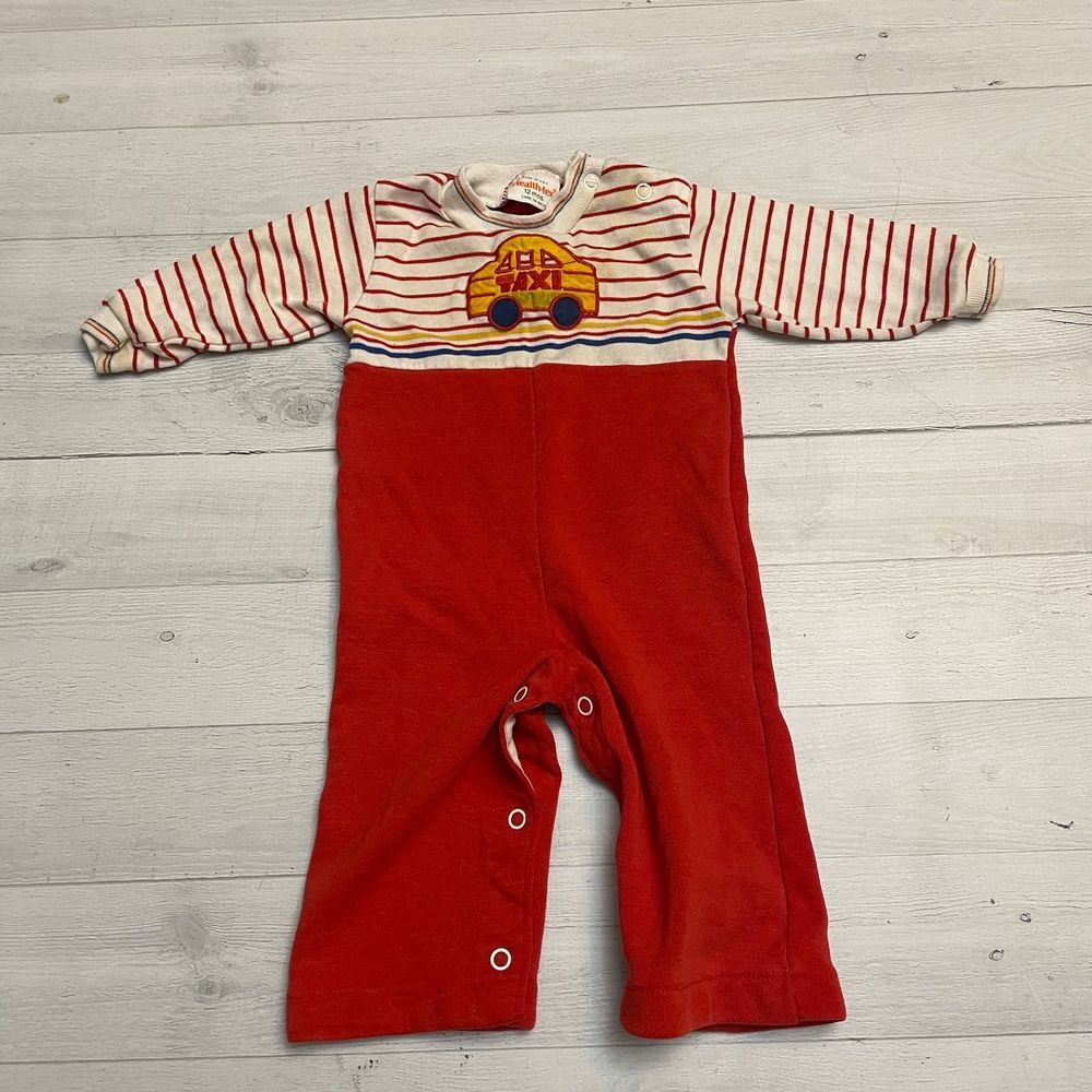 Healthtex vintage taxi romper 12 months‎